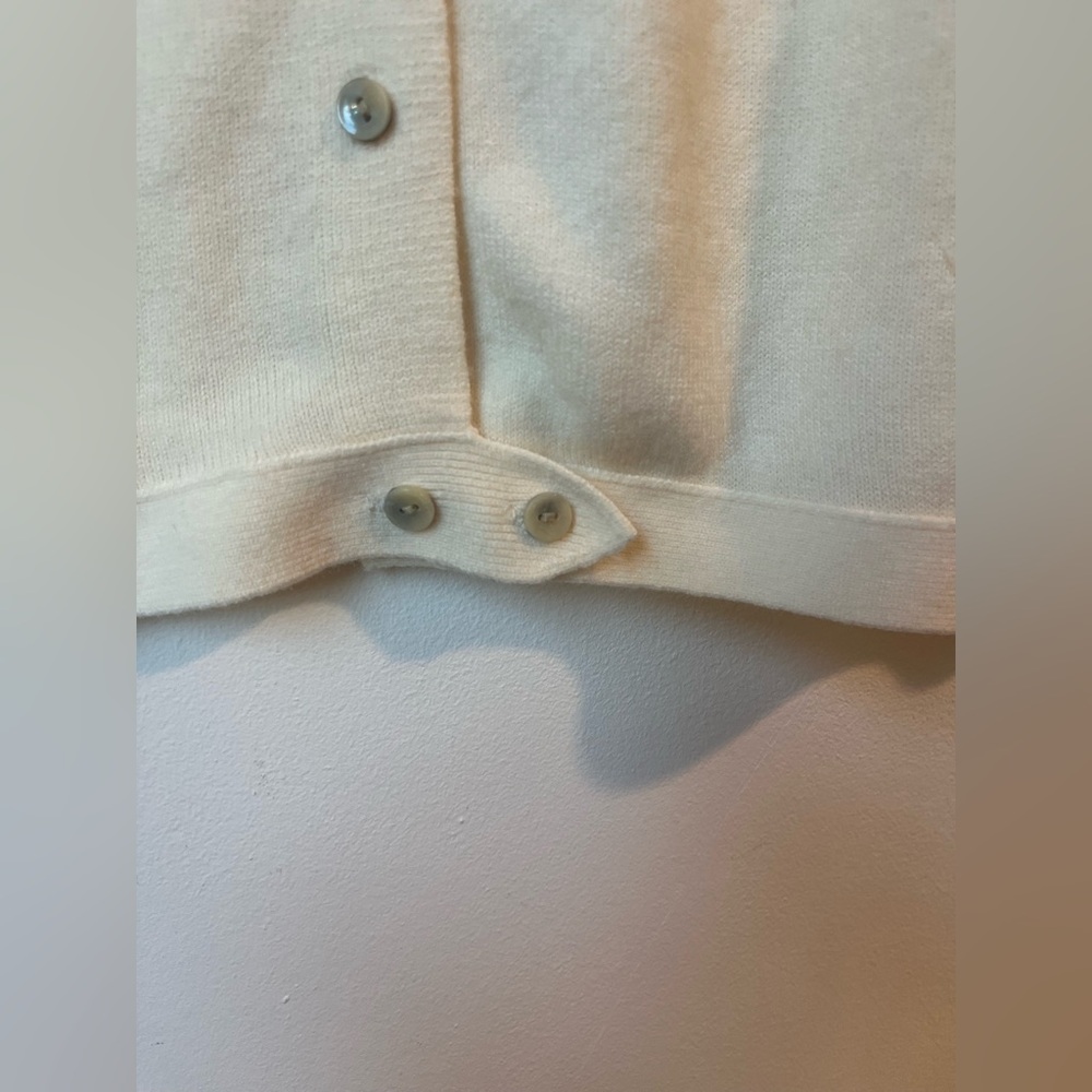 Express Cream Collared Button Down Women's Cardig… - image 7